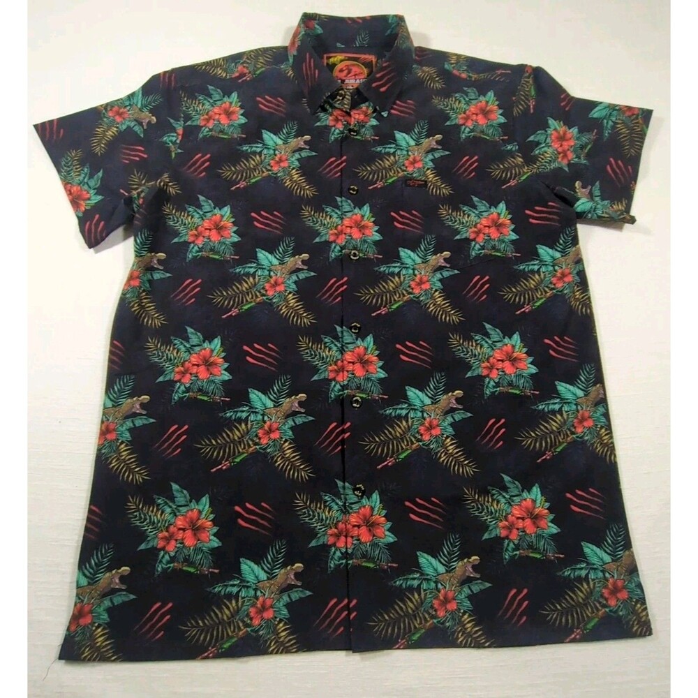 Retro Rifle "The Jurassic" Men's XL Button Down Shirt Limited Edition